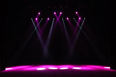 Concert stage lighting background