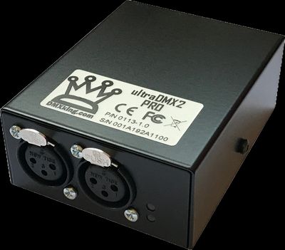 DMXKing ultraDMX2 PRO USB DMX interface