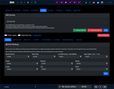 Controles MIDI