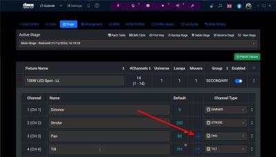 Icône de Chercheur de position dans les canaux d'appareil