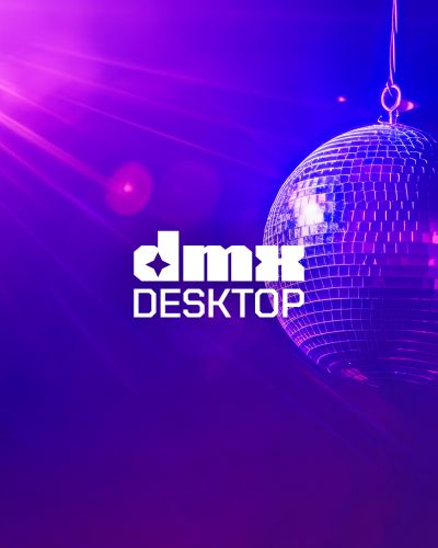 DMXDesktop Logo with disco ball