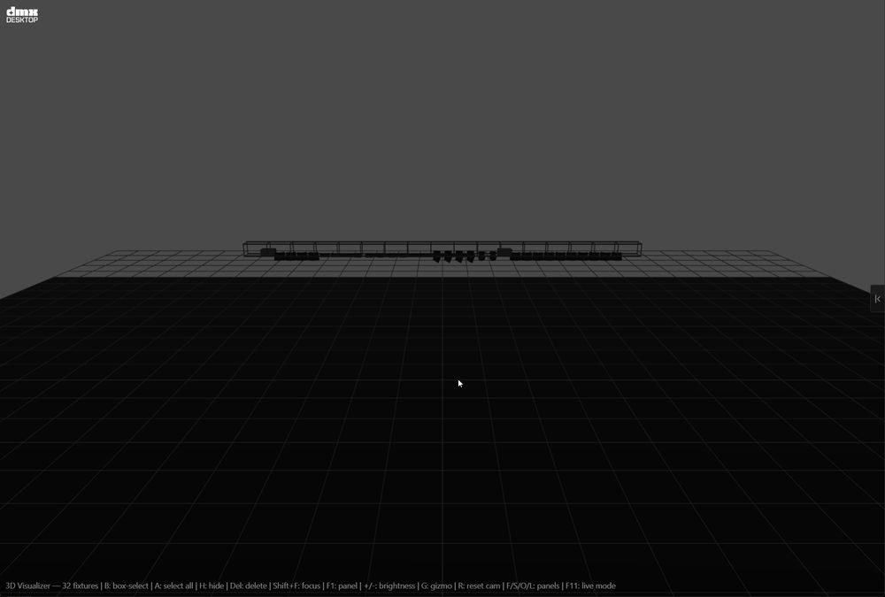 Flashlight Light Visualizer Built-In 3D Lighting Visualizer - DMXDesktop